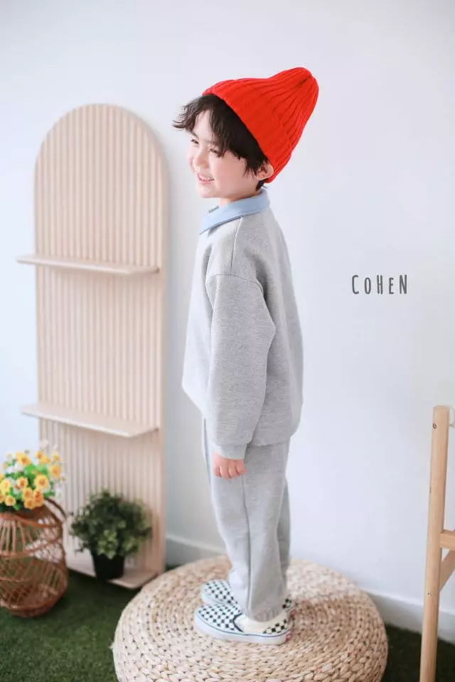 Cohen - Korean Children Fashion - #magicofchildhood - Collat Top Bottom SET - 8