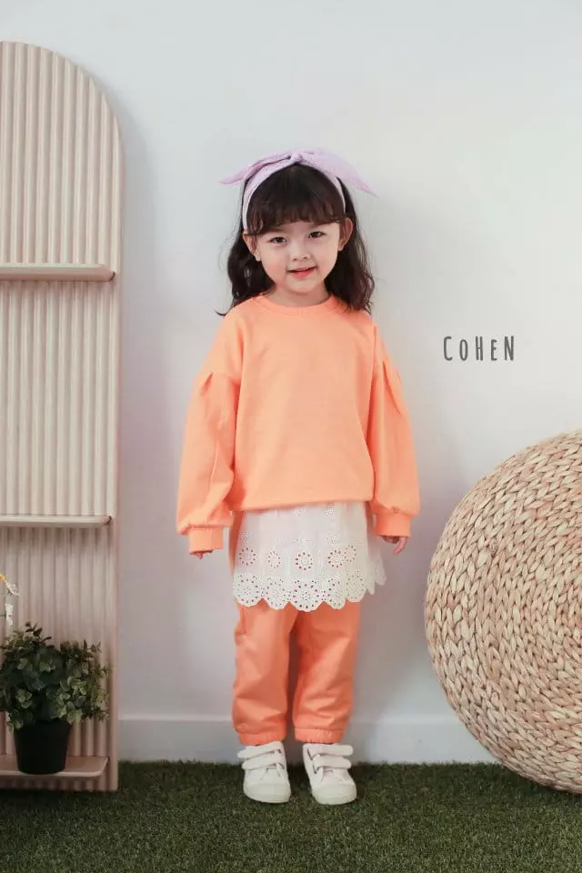 Cohen - Korean Children Fashion - #littlefashionista - Lace Top Bottom Set - 4