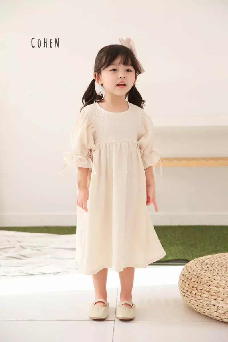 Cohen - Korean Children Fashion - #magicofchildhood - Ribbon One-piece