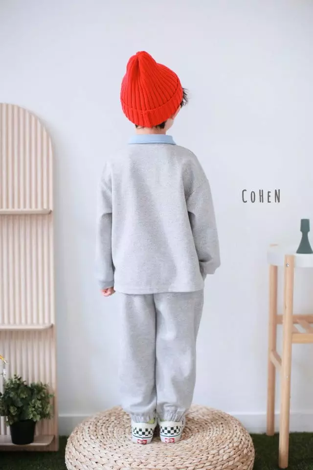 Cohen - Korean Children Fashion - #minifashionista - Collat Top Bottom SET - 9