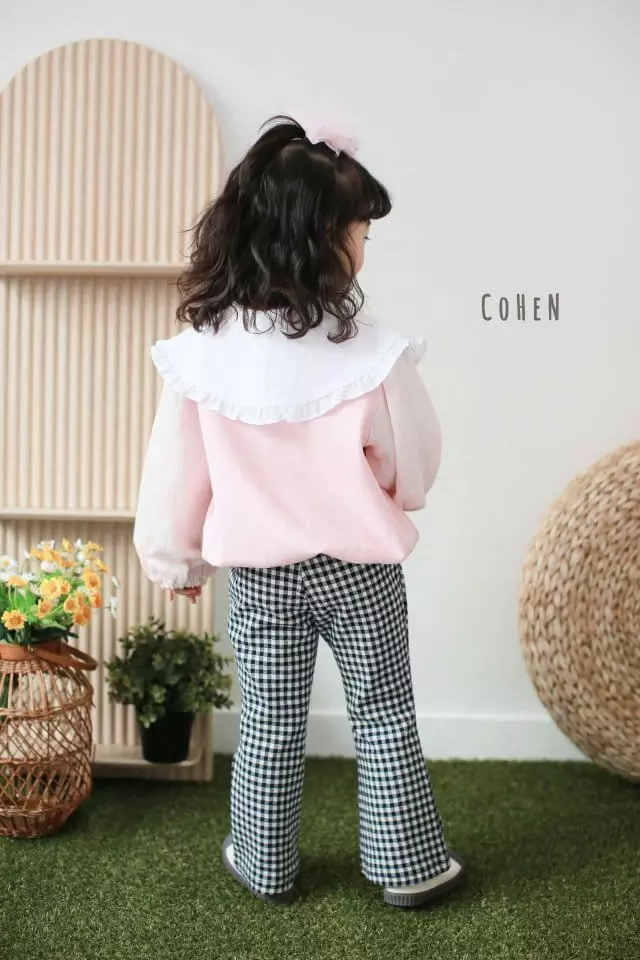 Cohen - Korean Children Fashion - #minifashionista - Bootscut Check Pants - 7