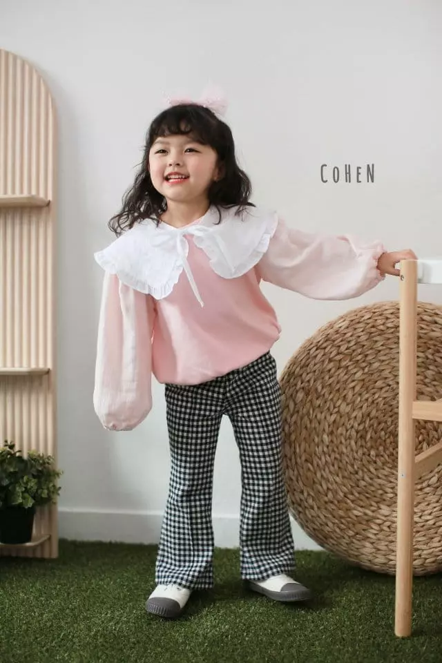 Cohen - Korean Children Fashion - #prettylittlegirls - Collar Tee - 11