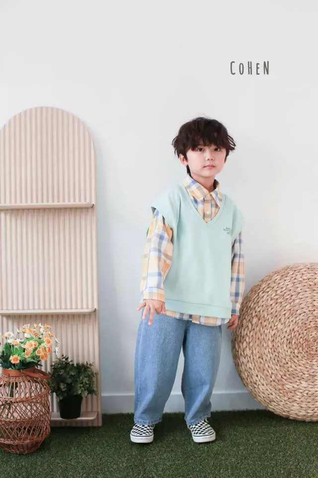 Cohen - Korean Children Fashion - #prettylittlegirls - Check Shirt - 9