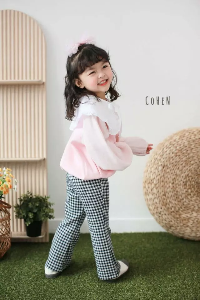 Cohen - Korean Children Fashion - #prettylittlegirls - Bootscut Check Pants - 8