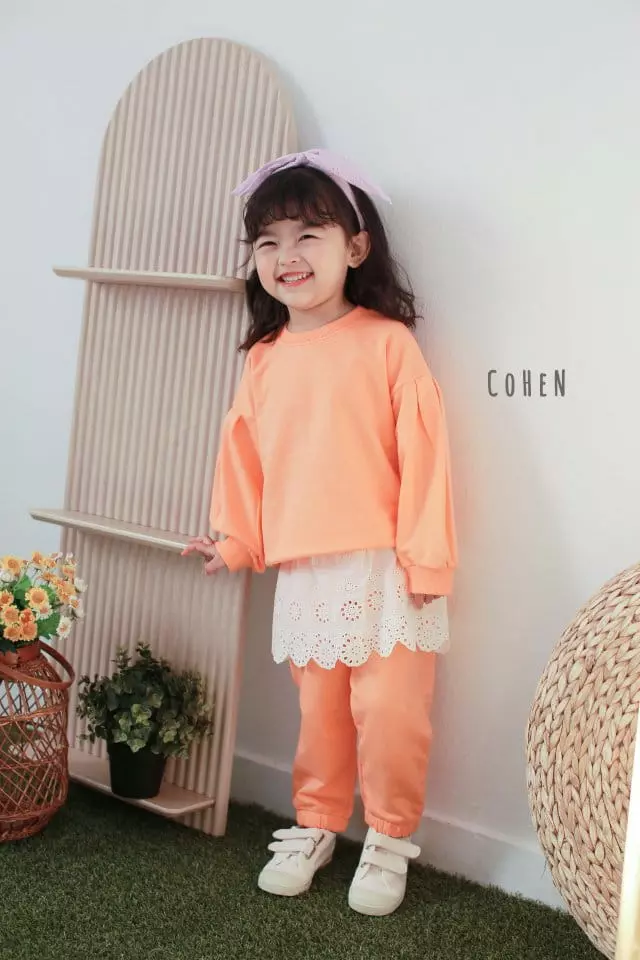 Cohen - Korean Children Fashion - #prettylittlegirls - Lace Top Bottom Set - 6
