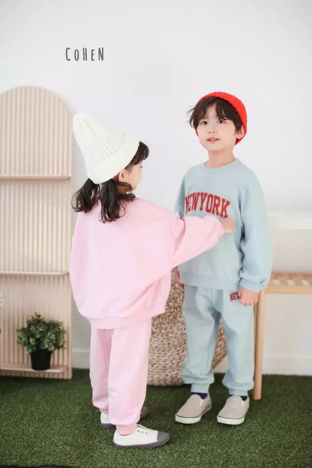 Cohen - Korean Children Fashion - #prettylittlegirls - New York Top Bottom Set - 5