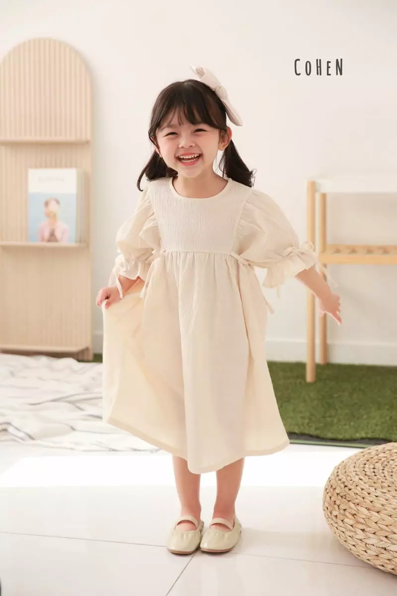 Cohen - Korean Children Fashion - #stylishchildhood - Ribbon One-piece - 6