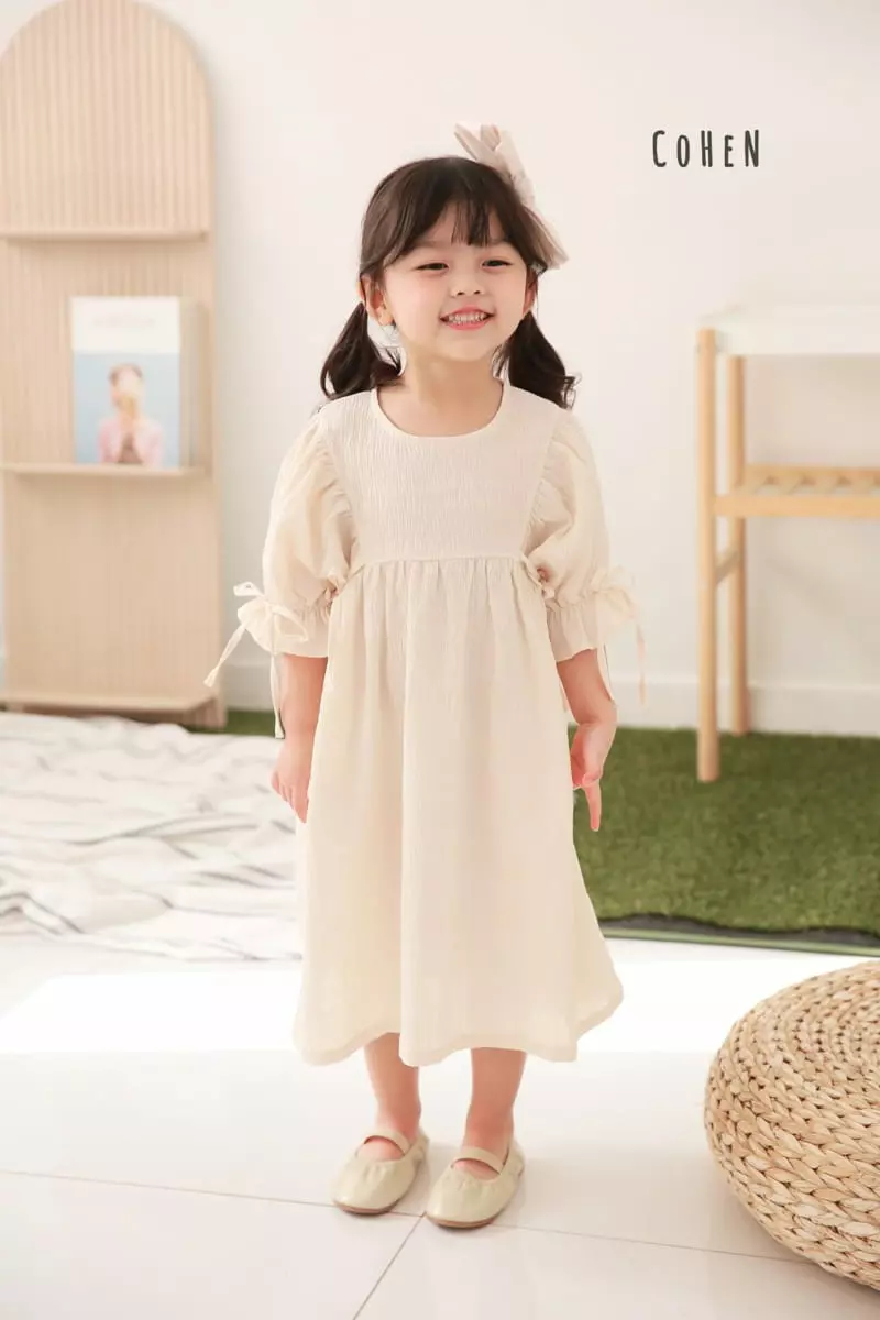 Cohen - Korean Children Fashion - #prettylittlegirls - Ribbon One-piece - 4