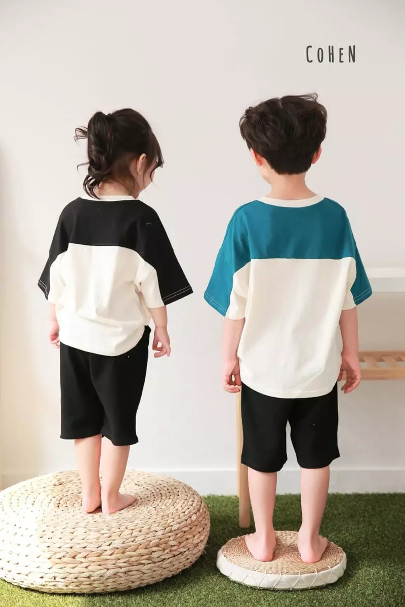 Cohen - Korean Children Fashion - #toddlerclothing - Color Tee - 8