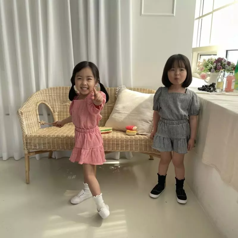 Color - Korean Children Fashion - #kidzfashiontrend - Together Top Bottom Set - 4