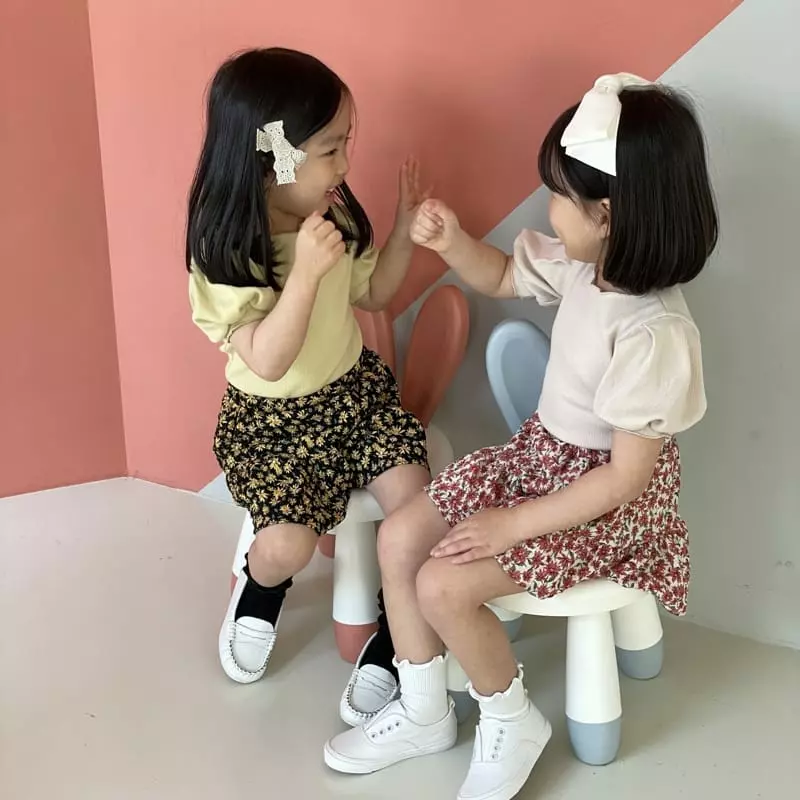 Color - Korean Children Fashion - #kidsshorts - Girl Tee - 5