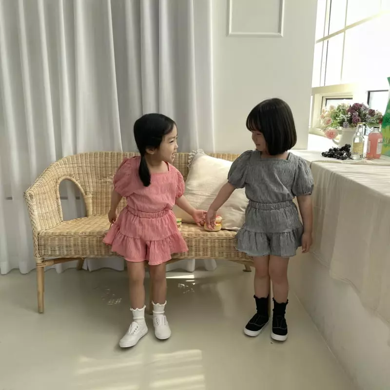 Color - Korean Children Fashion - #kidzfashiontrend - Together Top Bottom Set - 3