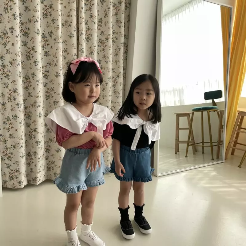 Color - Korean Children Fashion - #littlefashionista - Ribbon Tee