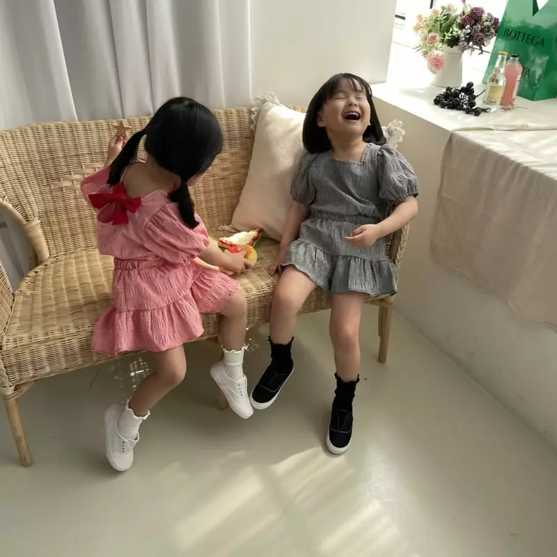 Color - Korean Children Fashion - #minifashionista - Together Top Bottom Set - 7