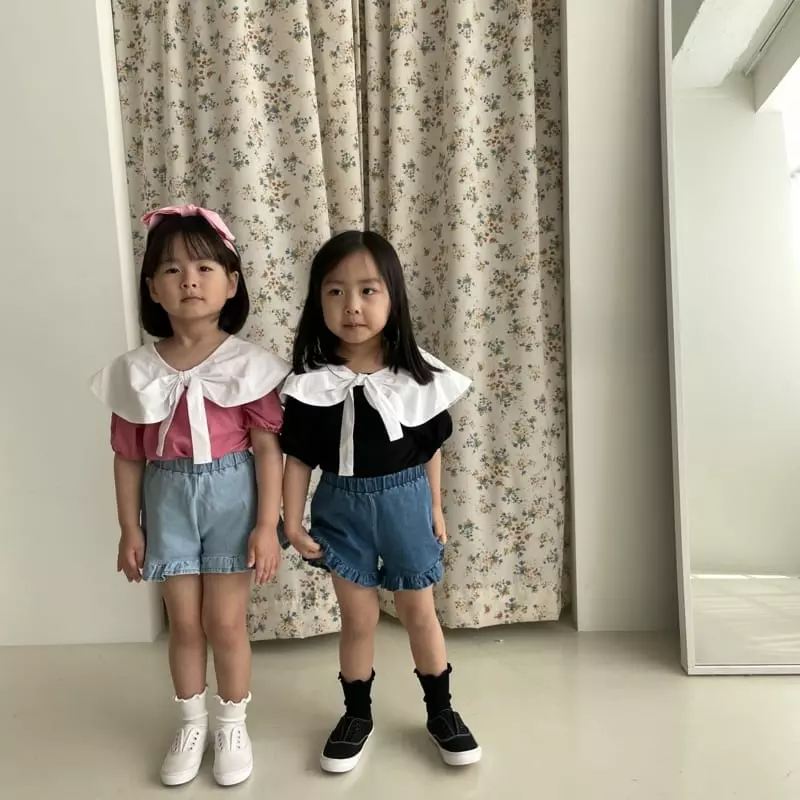 Color - Korean Children Fashion - #minifashionista - Ribbon Tee - 3