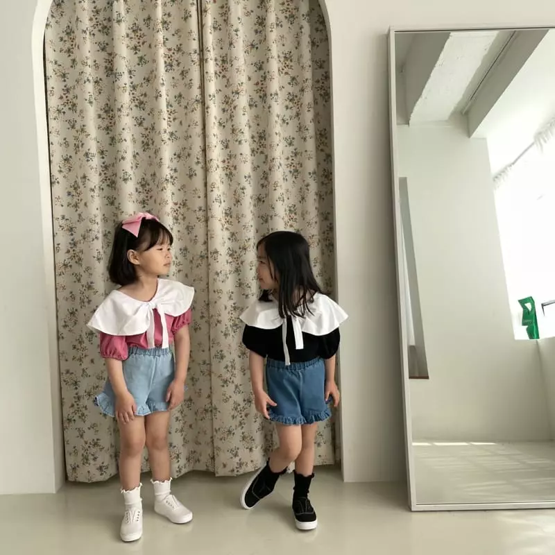 Color - Korean Children Fashion - #stylishchildhood - Ribbon Tee - 7