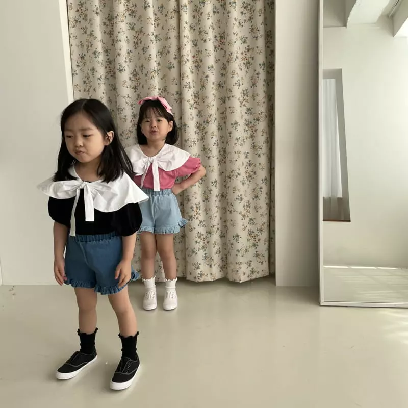 Color - Korean Children Fashion - #todddlerfashion - Ribbon Tee - 5