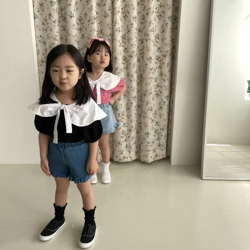 Color - Korean Children Fashion - #toddlerclothing - Ribbon Tee - 6