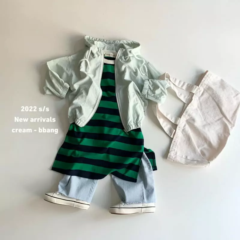 Cream Bbang - Korean Children Fashion - #Kfashion4kids - Stripes Long One-piece - 7