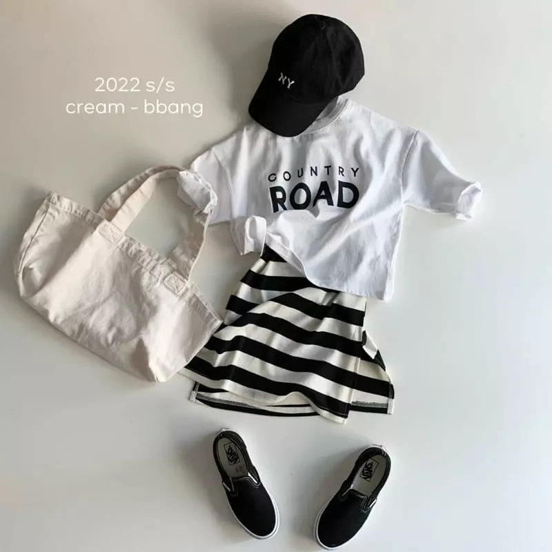 Cream Bbang - Korean Children Fashion - #prettylittlegirls - Stripes Long One-piece - 11