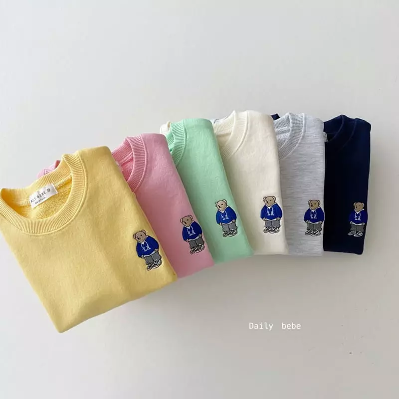 Daily Bebe - Korean Children Fashion - #fashionkids - La Bear Top Bottom Set - 3