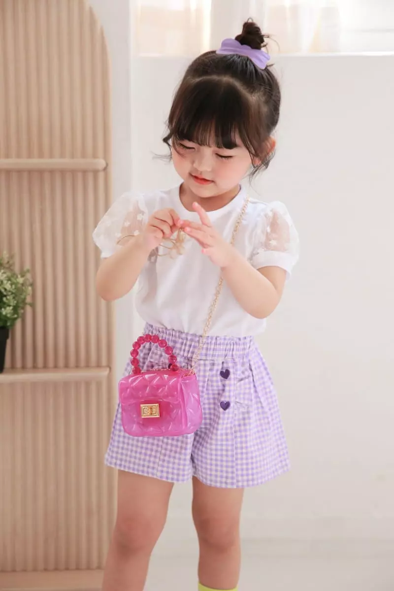 Dalla - Korean Children Fashion - #Kfashion4kids - Heart Check Pants - 12