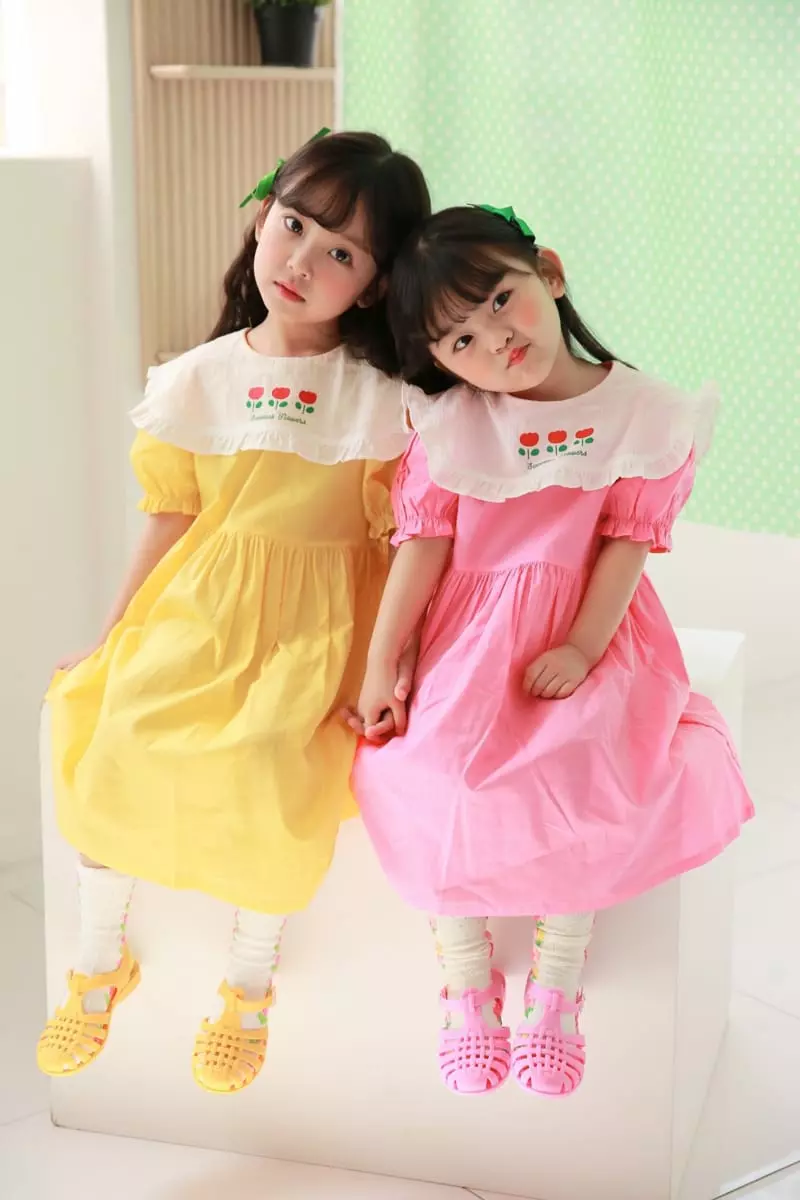 Dalla - Korean Children Fashion - #designkidswear - Tulip One-piece - 7