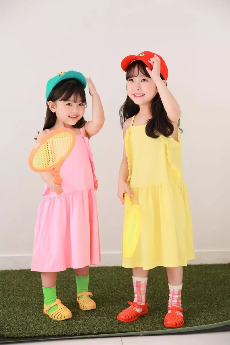 Dalla - Korean Children Fashion - #designkidswear - Frill String One-piece - 3