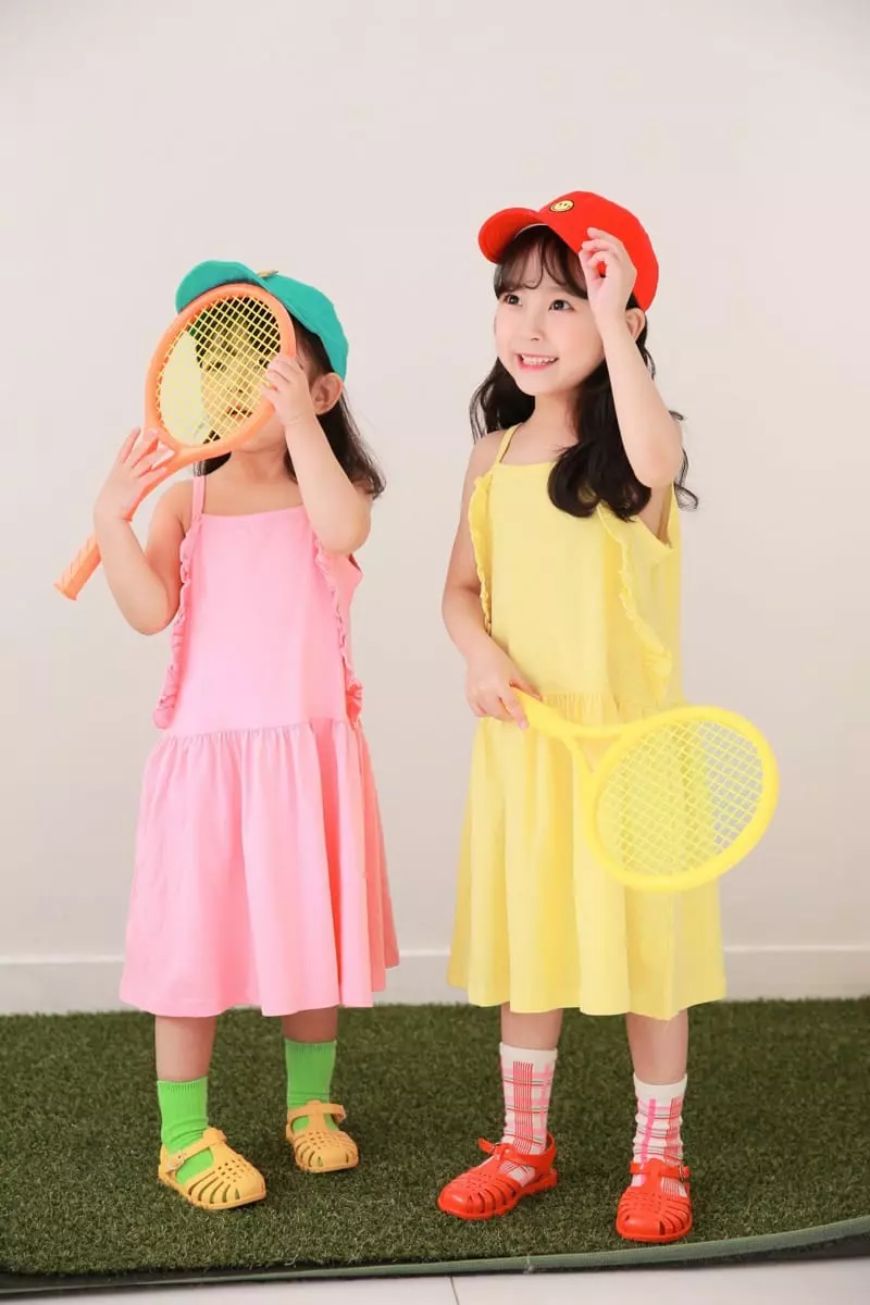 Dalla - Korean Children Fashion - #designkidswear - Frill String One-piece - 4