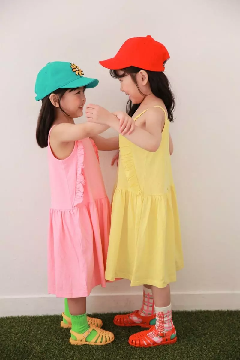 Dalla - Korean Children Fashion - #kidsshorts - Frill String One-piece - 6