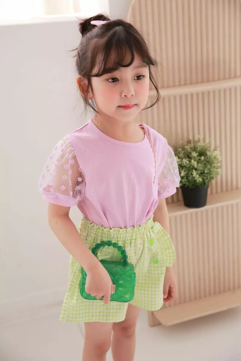 Dalla - Korean Children Fashion - #kidsshorts - Heart Check Pants - 9