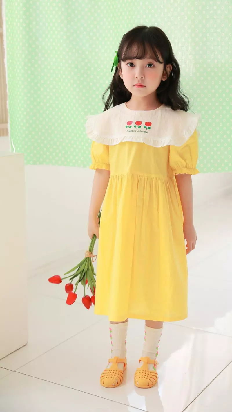 Dalla - Korean Children Fashion - #kidsstore - Tulip One-piece - 11