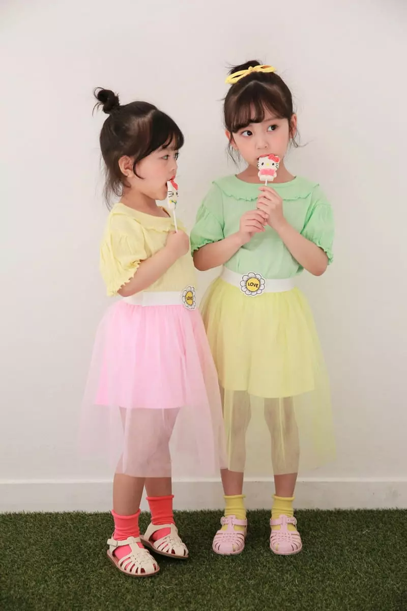 Dalla - Korean Children Fashion - #kidzfashiontrend - Eyelet Tee - 3