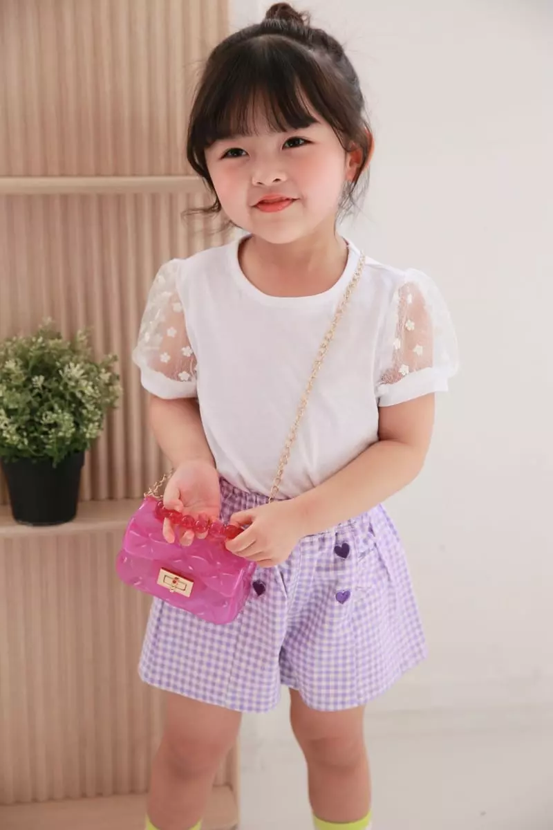 Dalla - Korean Children Fashion - #kidzfashiontrend - Heart Check Pants - 11