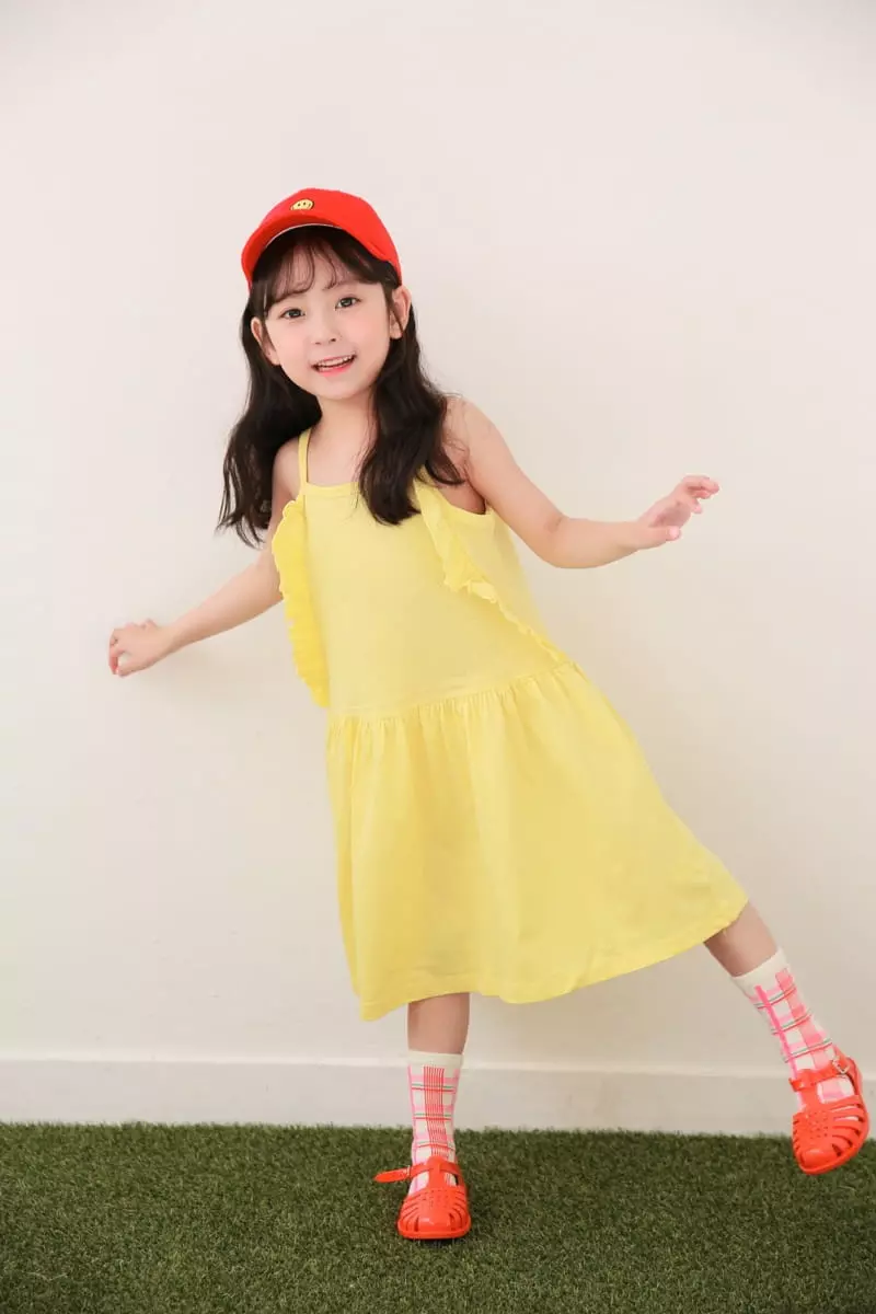 Dalla - Korean Children Fashion - #minifashionista - Frill String One-piece - 12