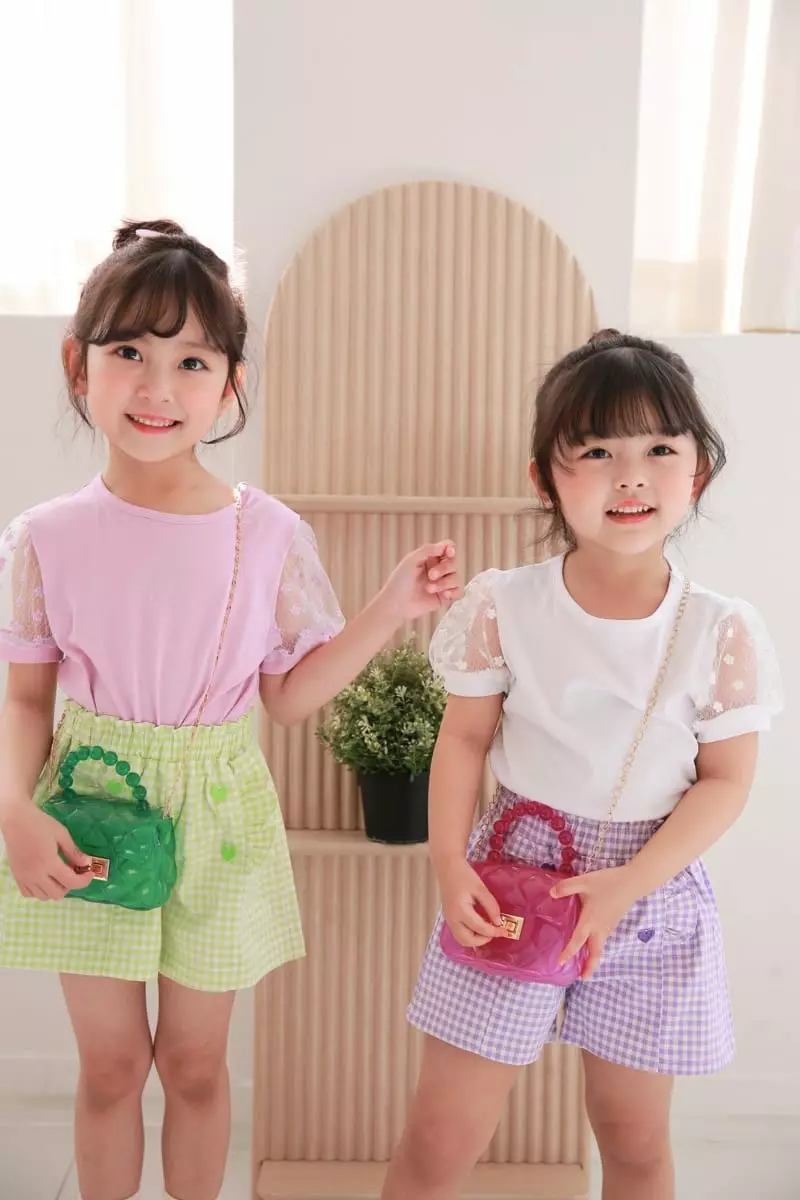 Dalla - Korean Children Fashion - #toddlerclothing - Heart Check Pants - 2
