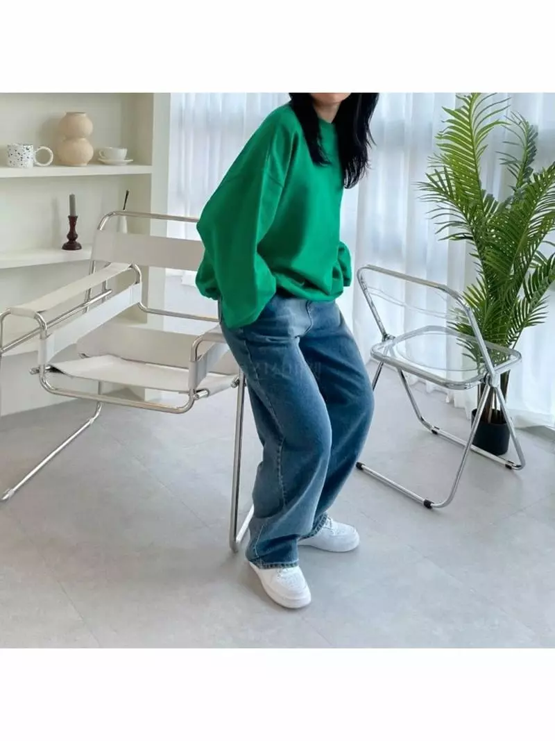 Dan - Korean Women Fashion - #momslook - Pintuck Washing Jeans - 3