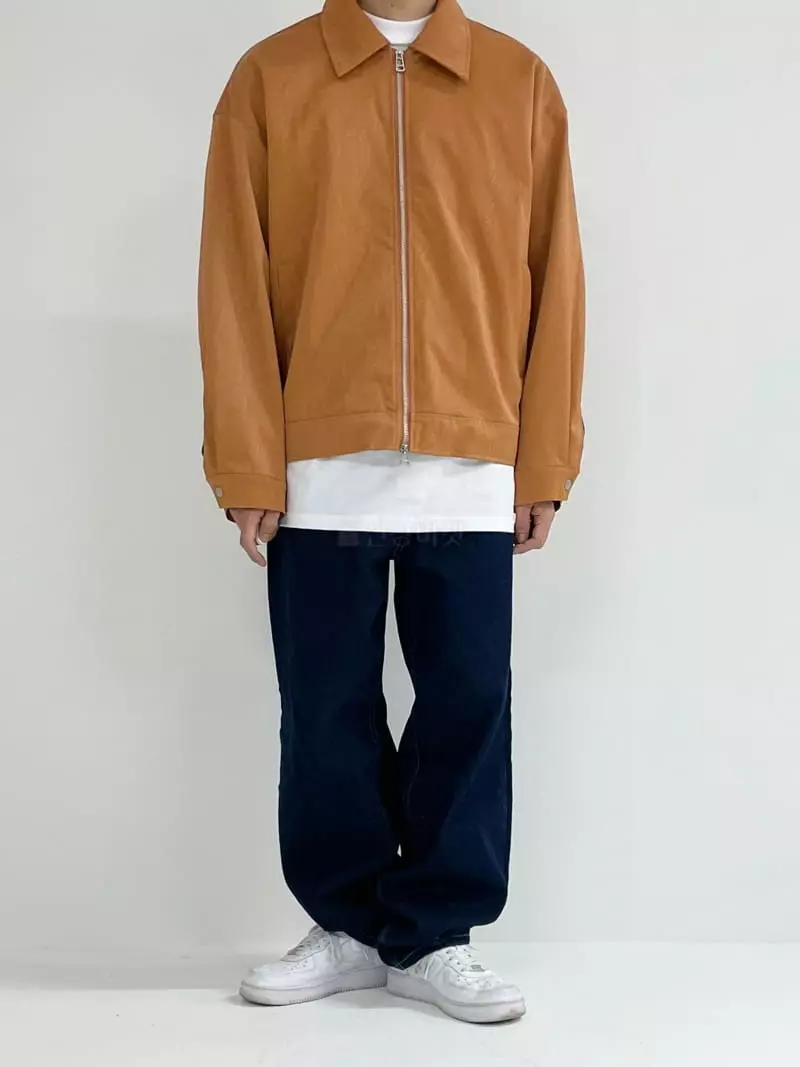 Dan - Korean Women Fashion - #momslook - Crack Leather Jackt