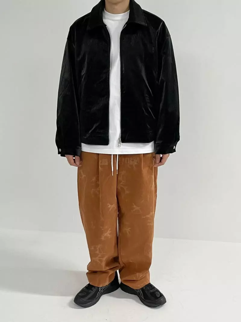 Dan - Korean Women Fashion - #momslook - Crack Leather Jackt - 3