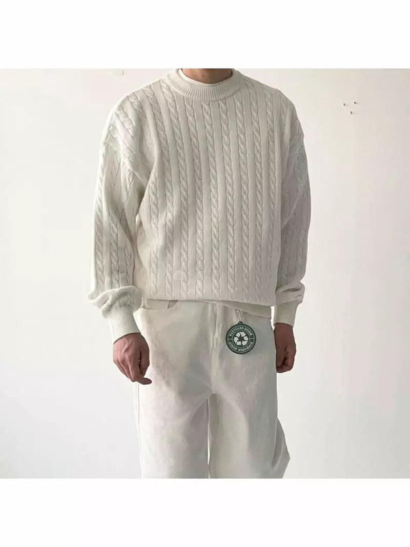Dan - Korean Women Fashion - #womensfashion - Ralf Knit Sweatshirt - 4