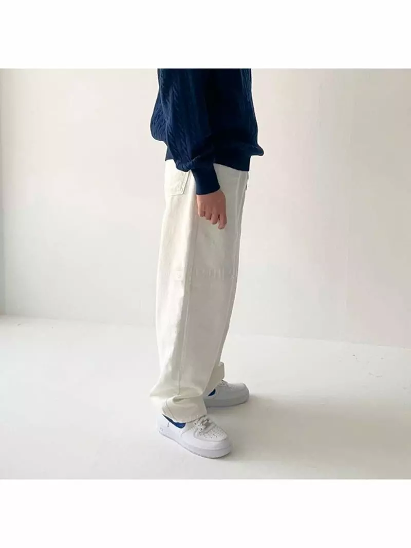 Dan - Korean Women Fashion - #shopsmall - White Jeans - 2