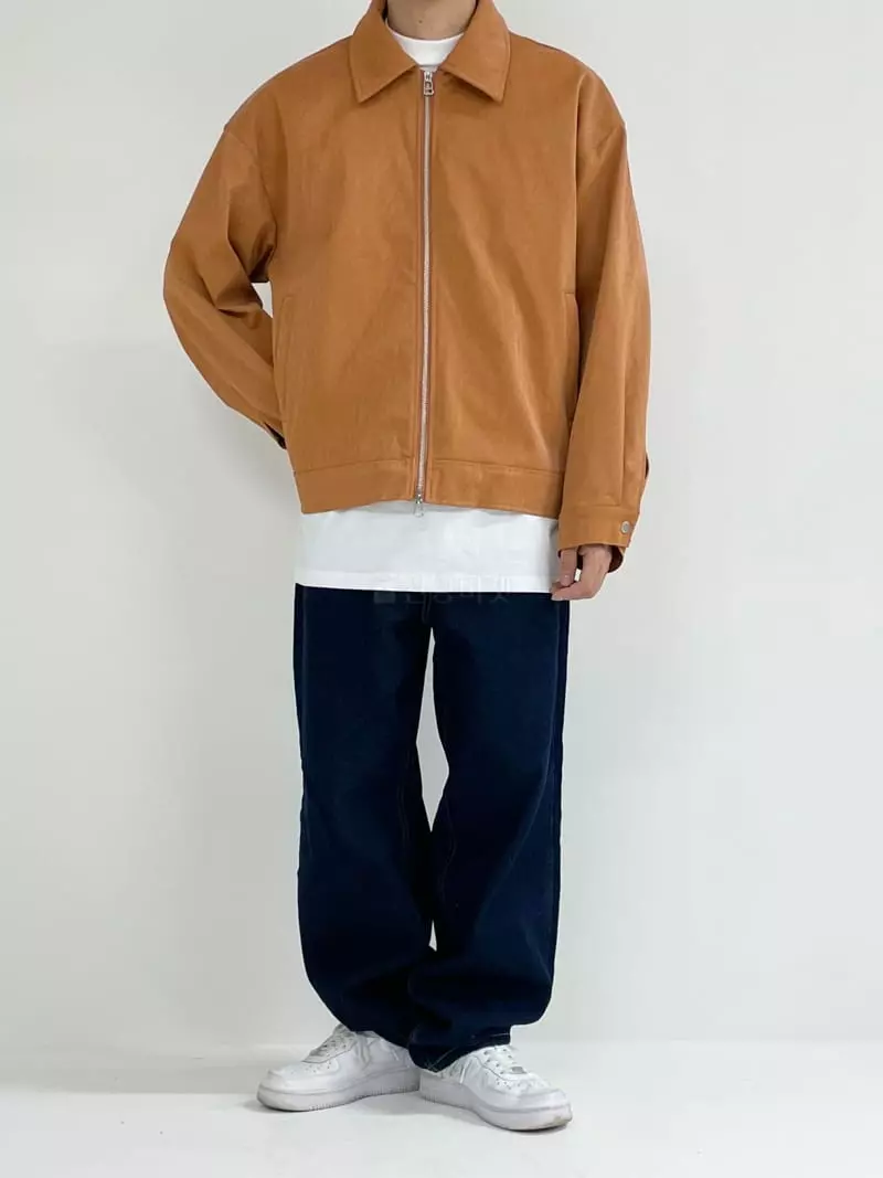 Dan - Korean Women Fashion - #womensfashion - Crack Leather Jackt - 2