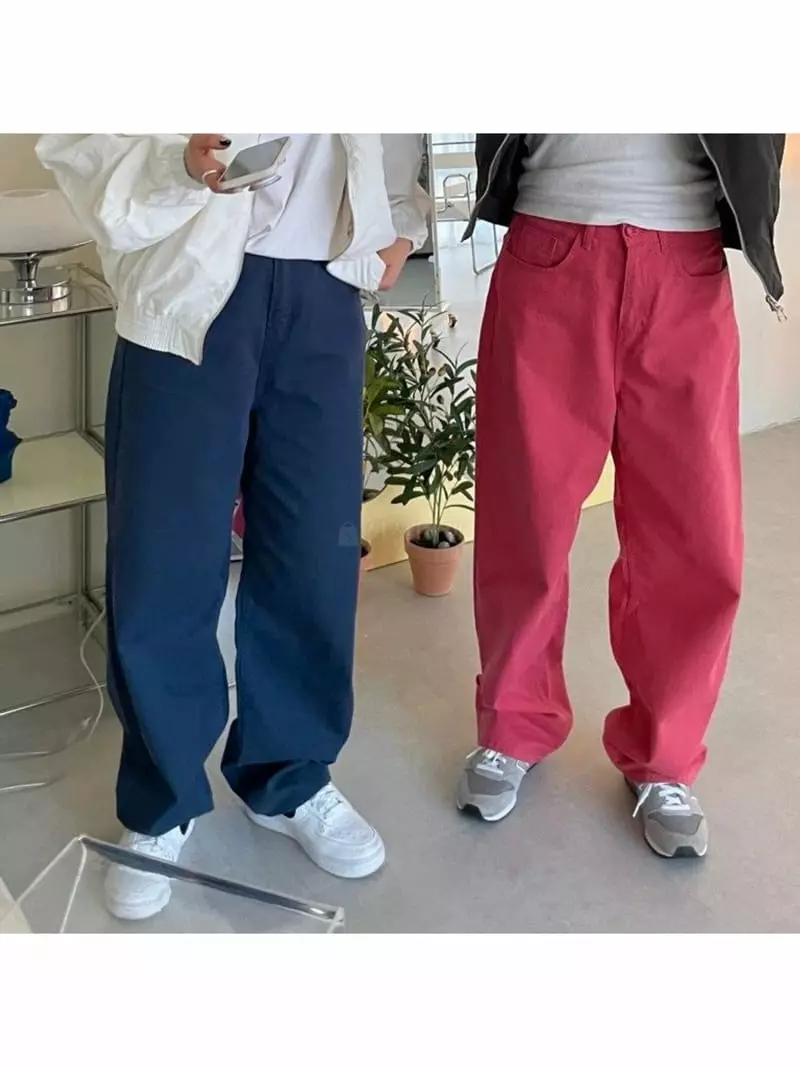 Dan - Korean Women Fashion - #womensfashion - Color Jeans