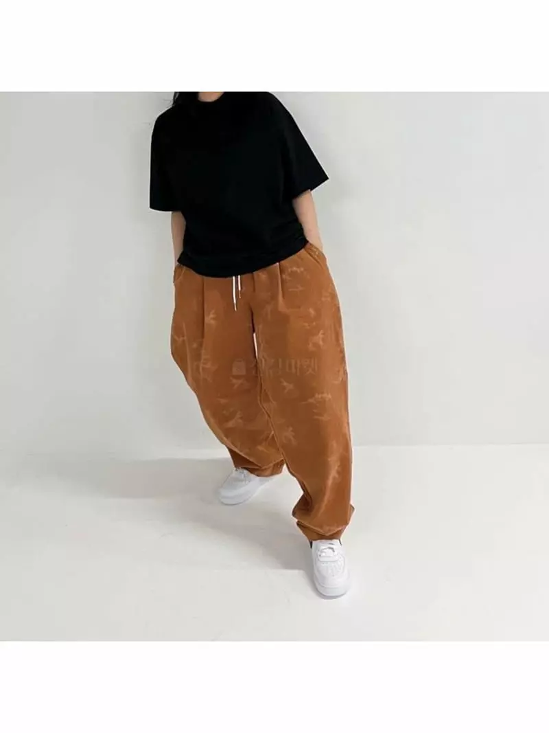 Dan - Korean Women Fashion - #womensfashion - Water Paint Bandign Pants