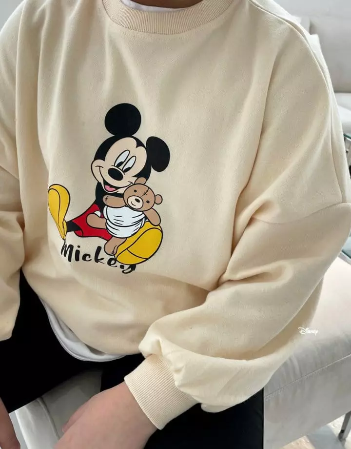 Dsaint - Korean Children Fashion - #Kfashion4kids - Mickey Teddy Sweatshirt - 10