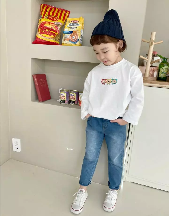 Dsaint - Korean Children Fashion - #Kfashion4kids - Light Jeans - 9