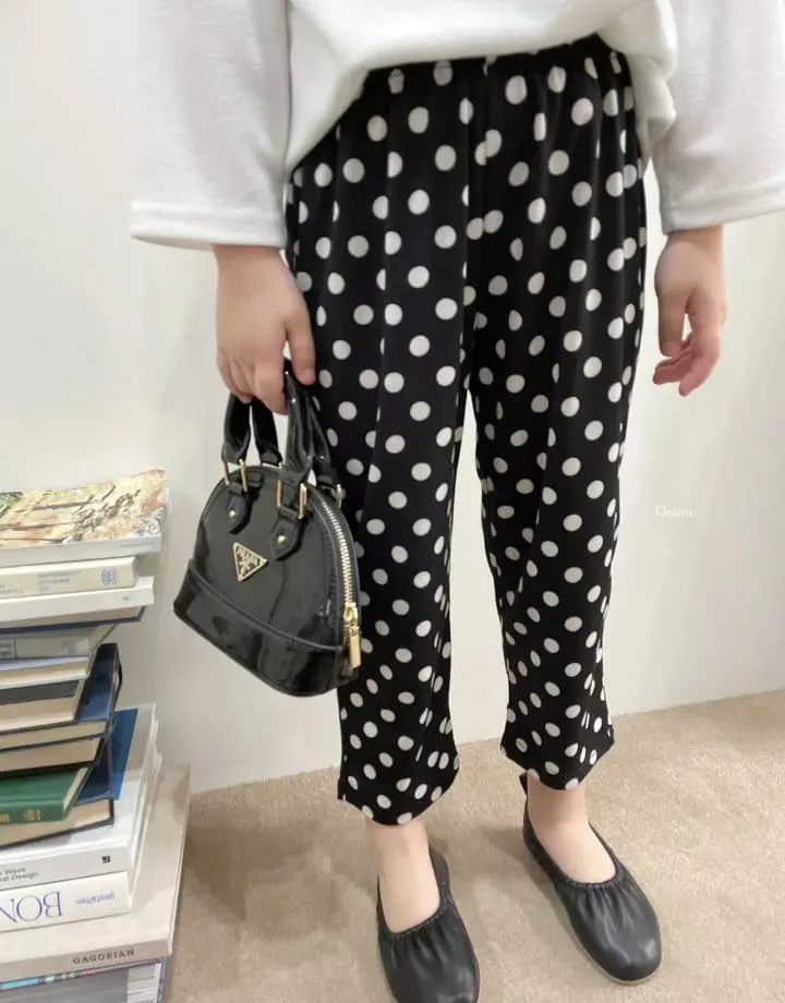 Dsaint - Korean Children Fashion - #Kfashion4kids - Dot Dot Pants - 8