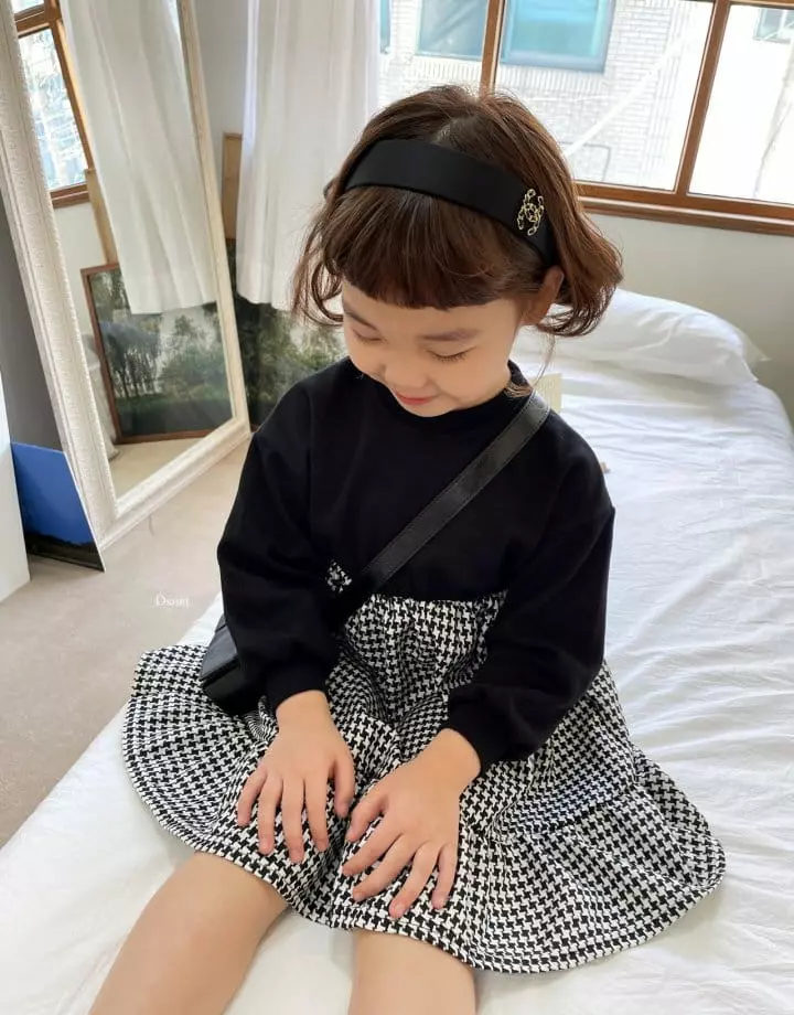 Dsaint - Korean Children Fashion - #kidzfashiontrend - You And I Top Bottom Set - 4