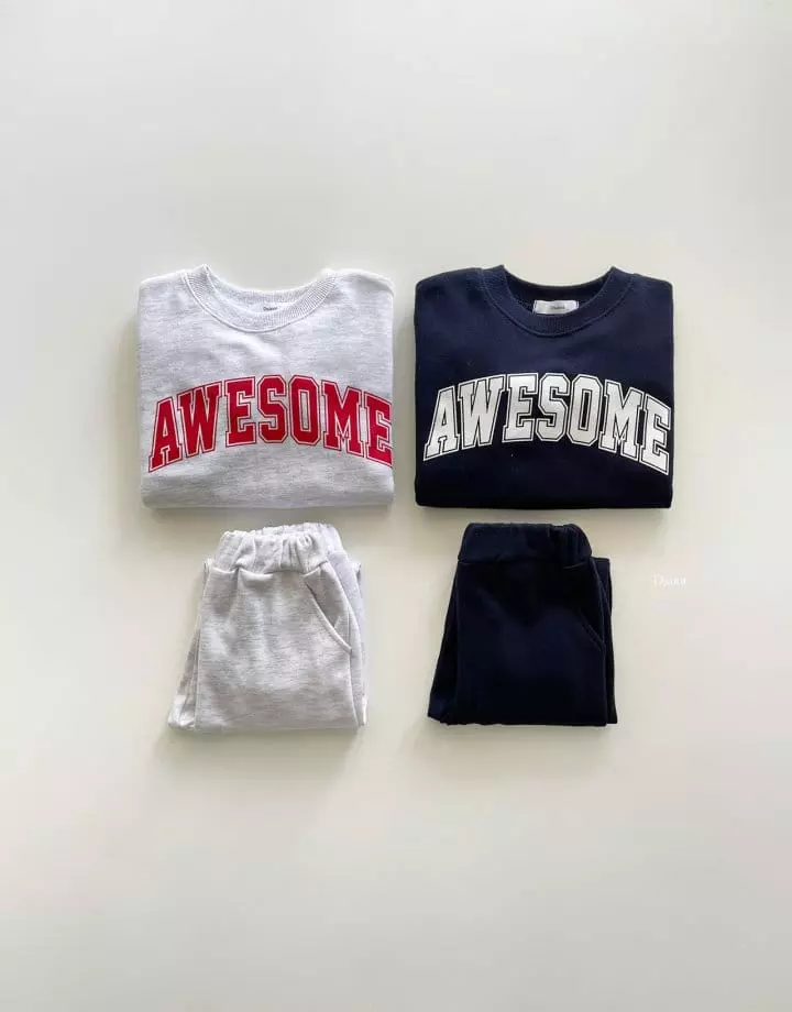 Dsaint - Korean Children Fashion - #childofig - Awesome Top Bottom Set - 3