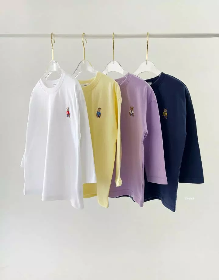 Dsaint - Korean Children Fashion - #childofig - Sit Bear Tee - 2